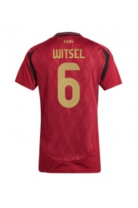 België Axel Witsel #6 Voetbaltruitje Thuis tenue Dames EK 2024 Korte Mouw